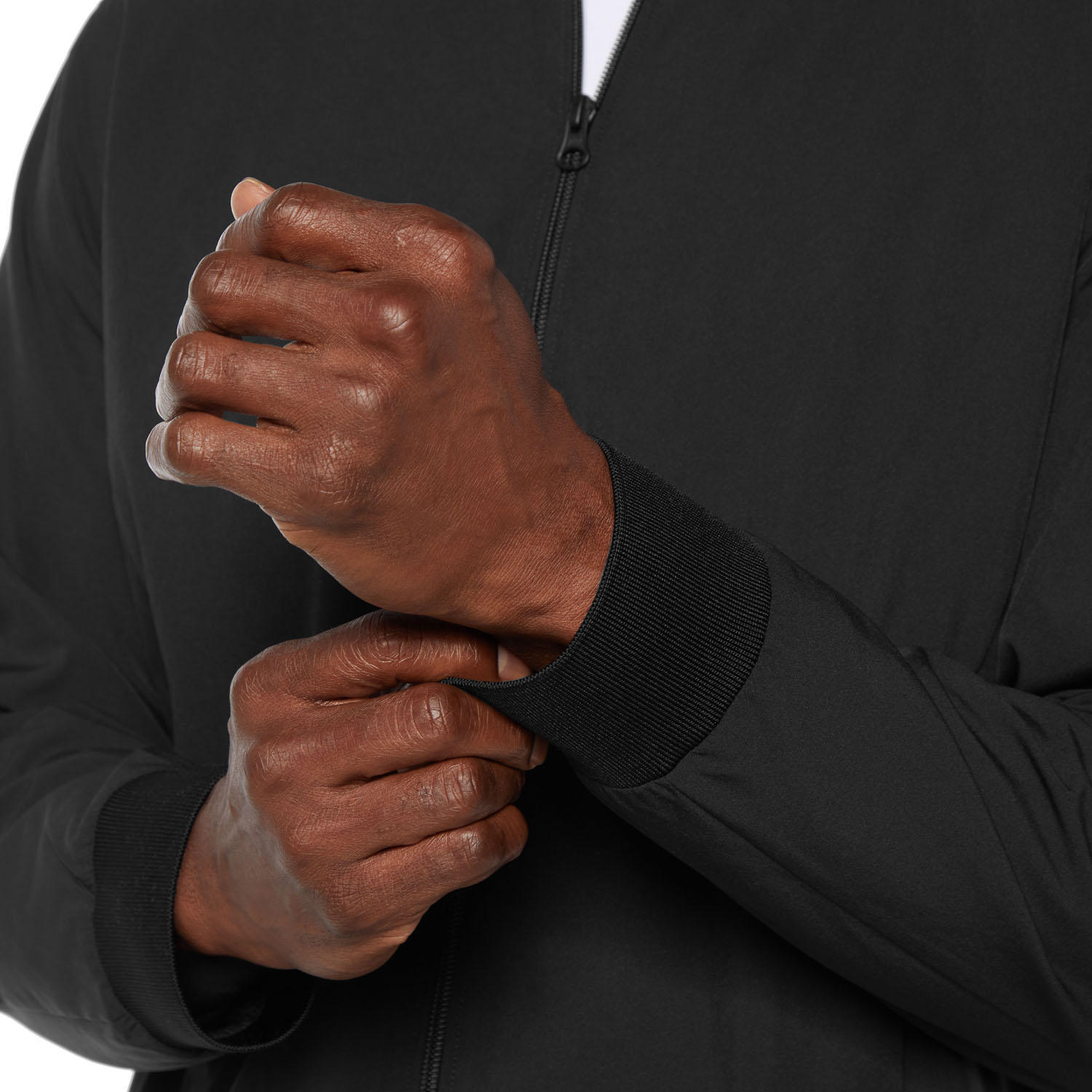 Foto 6 pulgar | Chamarra Express Bomber Ligera Chaqueta Elegante Para Hombre Lightweight Bomber Pitch Black