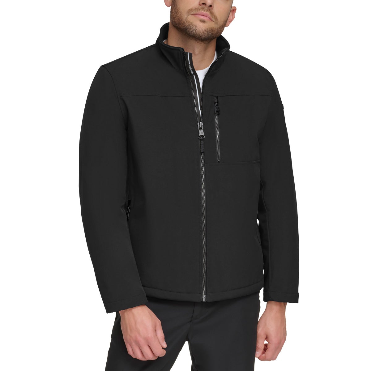 Chamarra Calvin Klein Softshell Warm Jacket Comodidad Protección y Estilo para Hombre