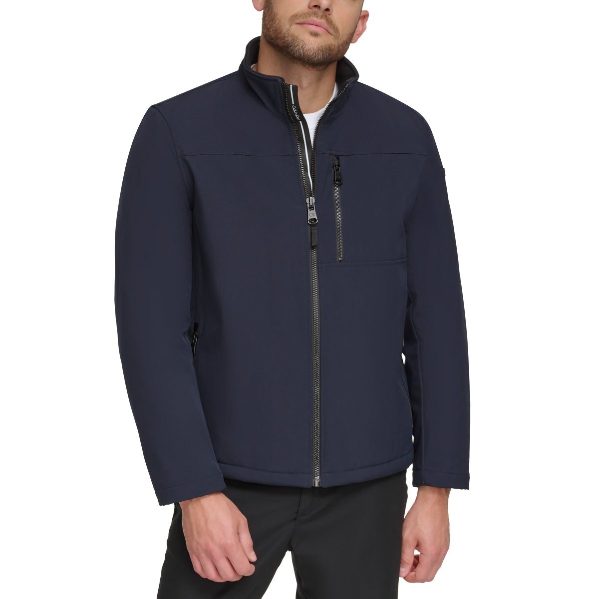 Chamarra Calvin Klein Softshell Warm Jacket Comodidad Protección y Estilo para Hombre