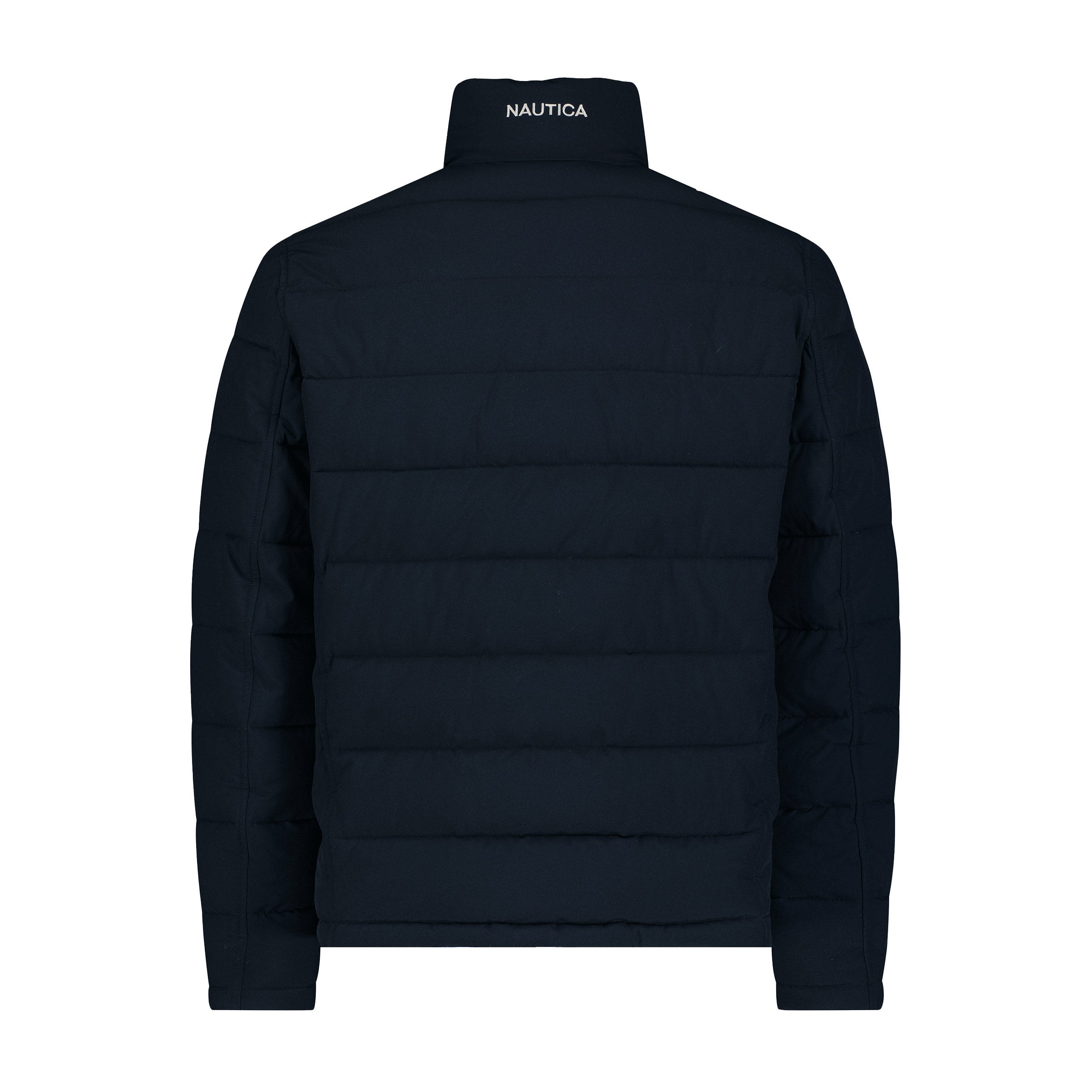 Foto 6 pulgar | Chamarra Nautica Quilted Puffer Stretch Jacket Negra