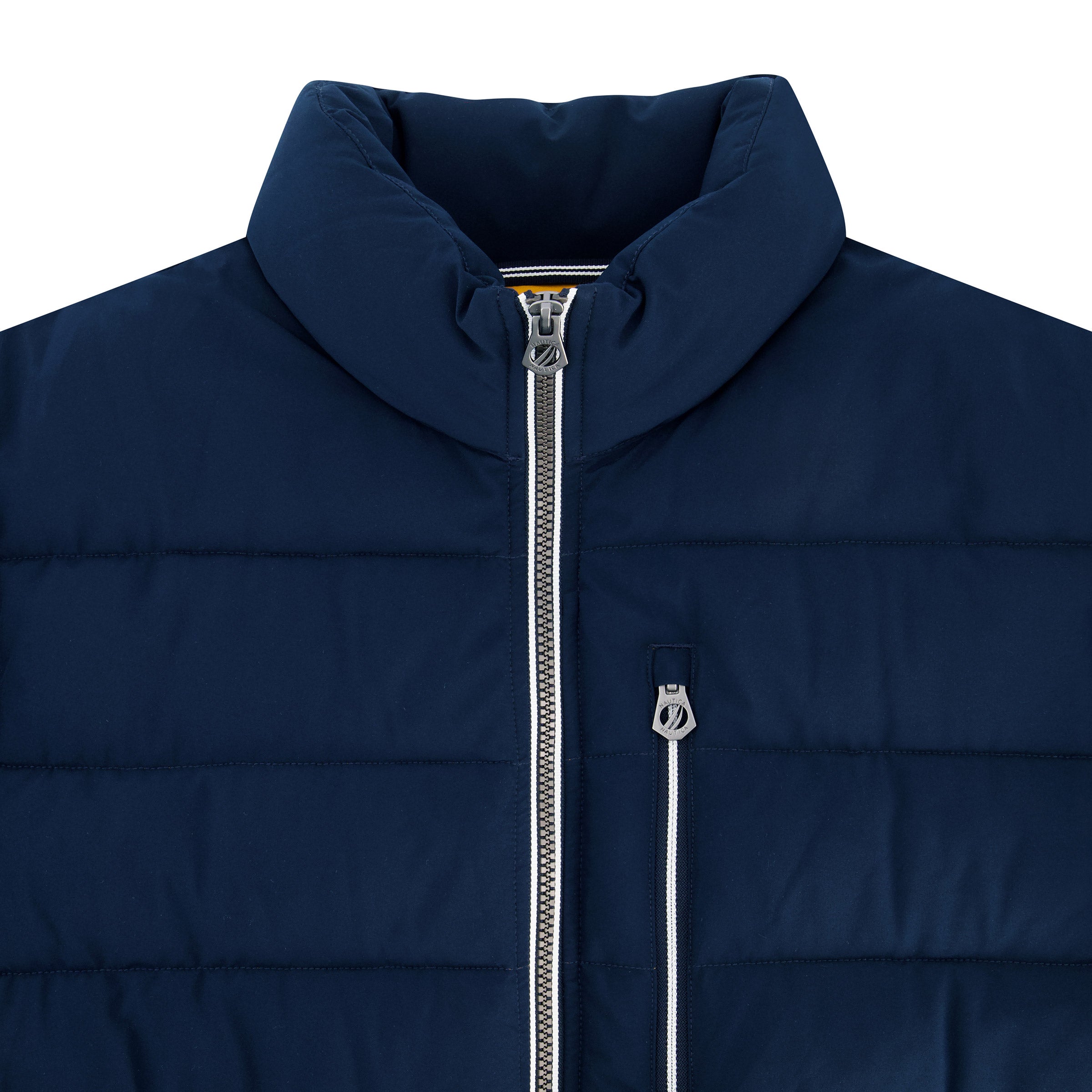 Foto 7 pulgar | Chamarra Nautica Quilted Puffer Stretch Jacket: Chaqueta Resistente Al Agua Y Viento, Aislada Con Relleno Sintét