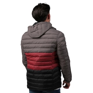 Foto 4 | Chamarra Casual Benziny Para Hombre Bpj05-gris-rojo-negro