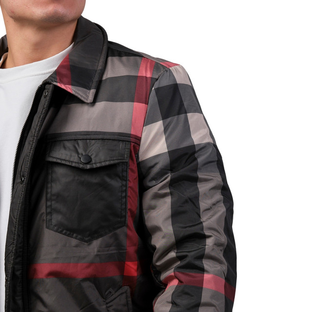 Foto 3 pulgar | Chamarra Casual Pavini Para Hombre Jk-804-gris