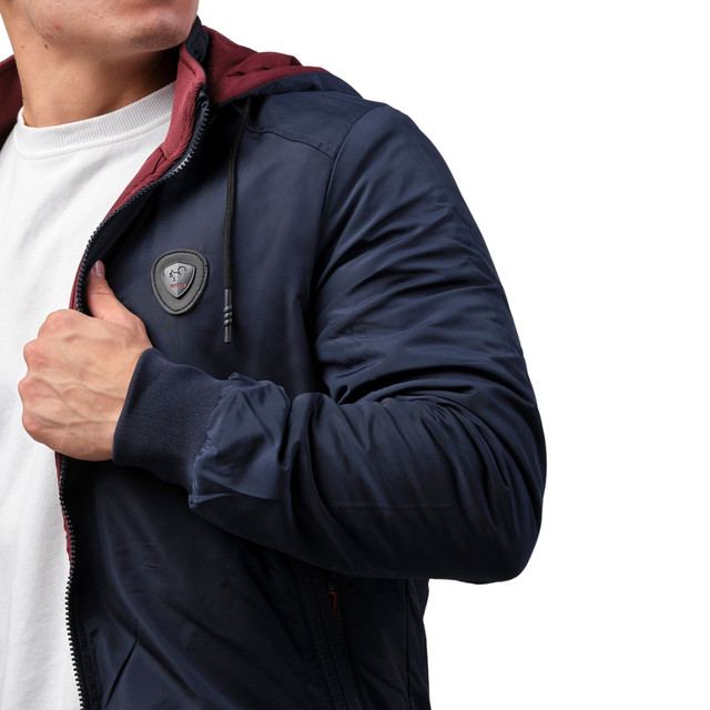 Foto 2 | Chamarra Casual Pavini Para Hombre Jk-300-azul Oscuro