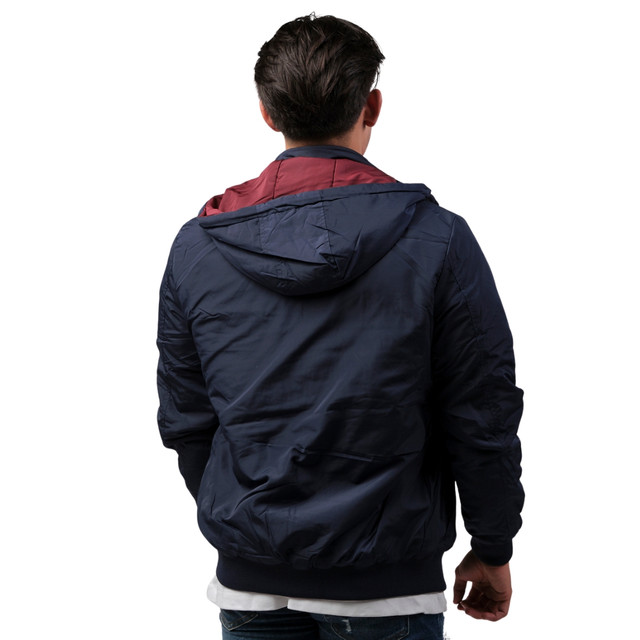 Foto 4 | Chamarra Casual Pavini Para Hombre Jk-300-azul Oscuro