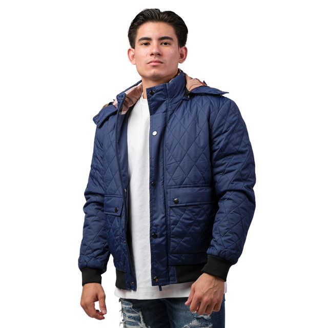 Chamarra Casual Men Moderno Para Hombre Mjjt-6039-azul Marino