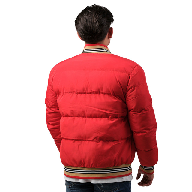 Foto 5 pulgar | Chamarra Casual Men Moderno Para Hombre Mjpf-2210-rojo