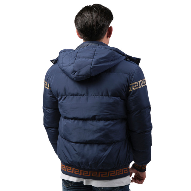 Foto 4 | Chamarra Casual Men Moderno Para Hombre Mjpf-2208-azul Marino