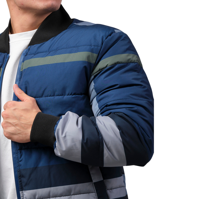 Foto 2 | Chamarra Casual Men Moderno Para Hombre Mjpf-2202-azul