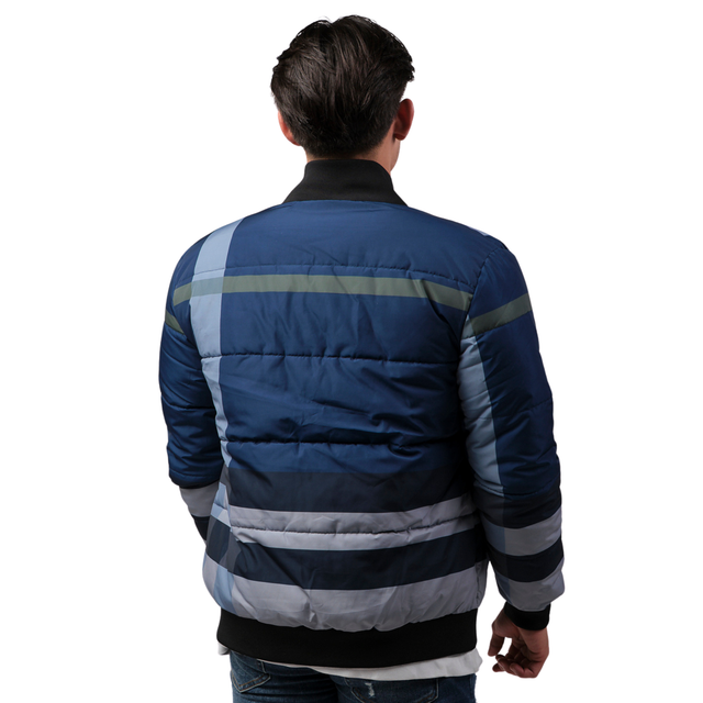 Foto 4 | Chamarra Casual Men Moderno Para Hombre Mjpf-2202-azul