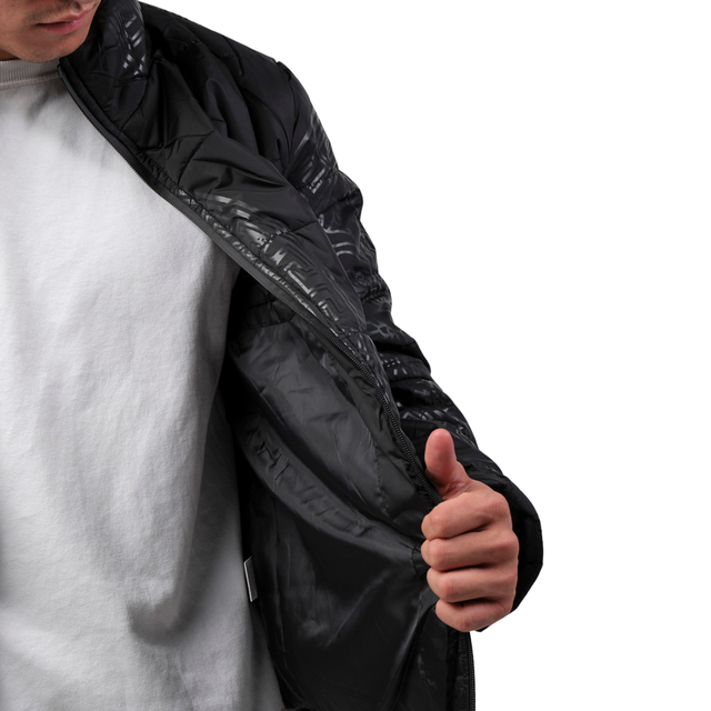 Foto 4 pulgar | Chamarra Casual Men Moderno Negra para Hombre