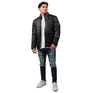 Foto 5 | Chamarra Casual Men Moderno Negra para Hombre