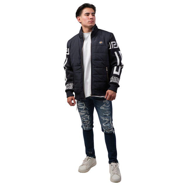 Foto 5 pulgar | Chamarra Casual Pavini Ys-s015- Negra para Hombre