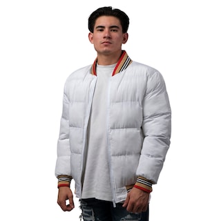 Foto 1 | Chamarra Moderno para Hombre Mjpf-2210- Blanca