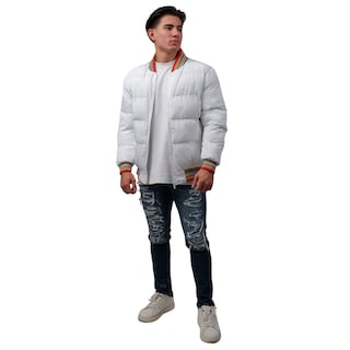 Foto 5 | Chamarra Moderno para Hombre Mjpf-2210- Blanca