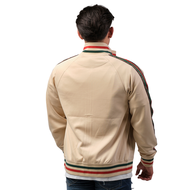 Foto 5 pulgar | Chamarra Casual Moderno Beige para Hombre