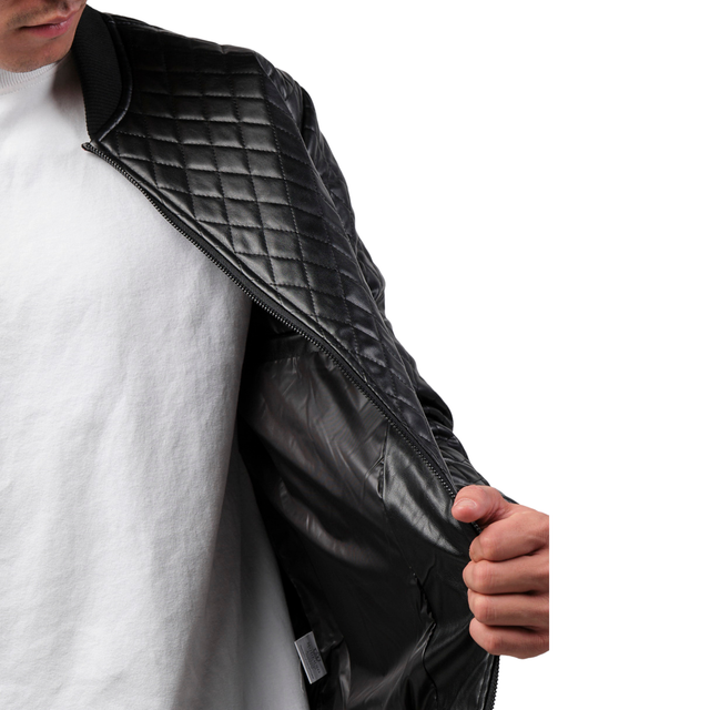 Foto 4 pulgar | Chamarra Moderno para Hombre Mjpu-1006-negro