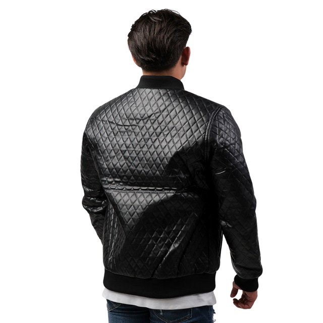 Foto 5 pulgar | Chamarra Moderno para Hombre Mjpu-1006-negro