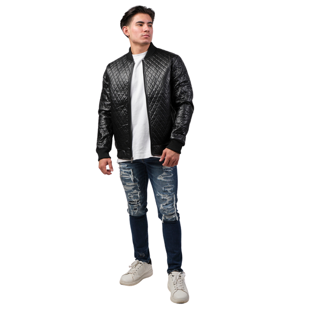 Foto 5 | Chamarra Moderno para Hombre Mjpu-1006-negro