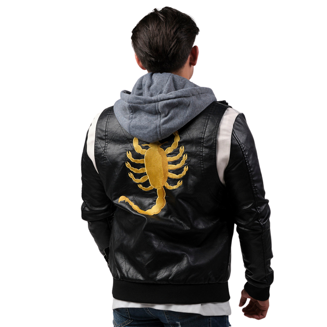 Foto 5 pulgar | Chamarra Casual Moderno Negra para Hombre