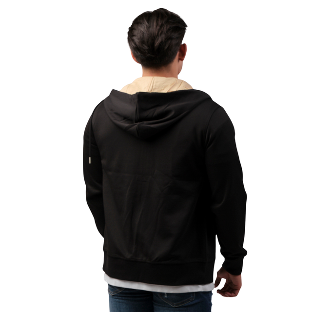 Foto 5 pulgar | Chamarra Casual Moderno Negra para Hombre