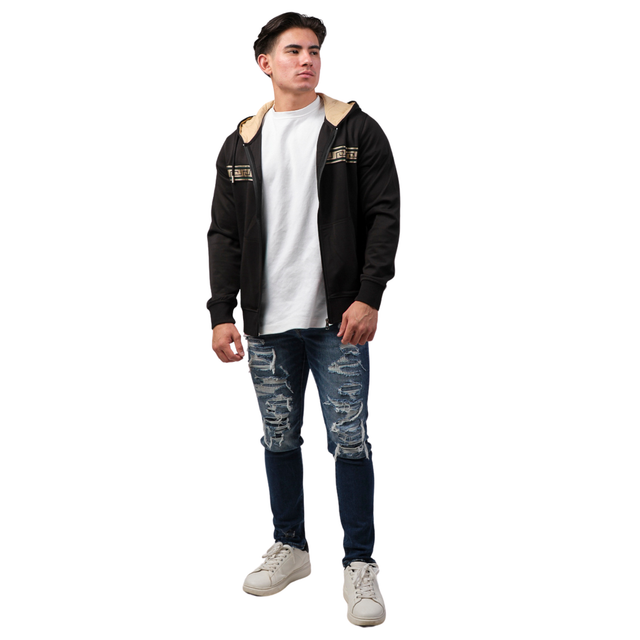 Foto 6 pulgar | Chamarra Casual Moderno Negra para Hombre