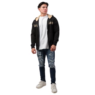 Foto 5 | Chamarra Casual Moderno Negra para Hombre