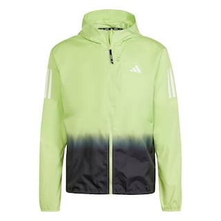 Foto 1 | Chamarra Own The Run Colorblock Adidas Verde Hombre