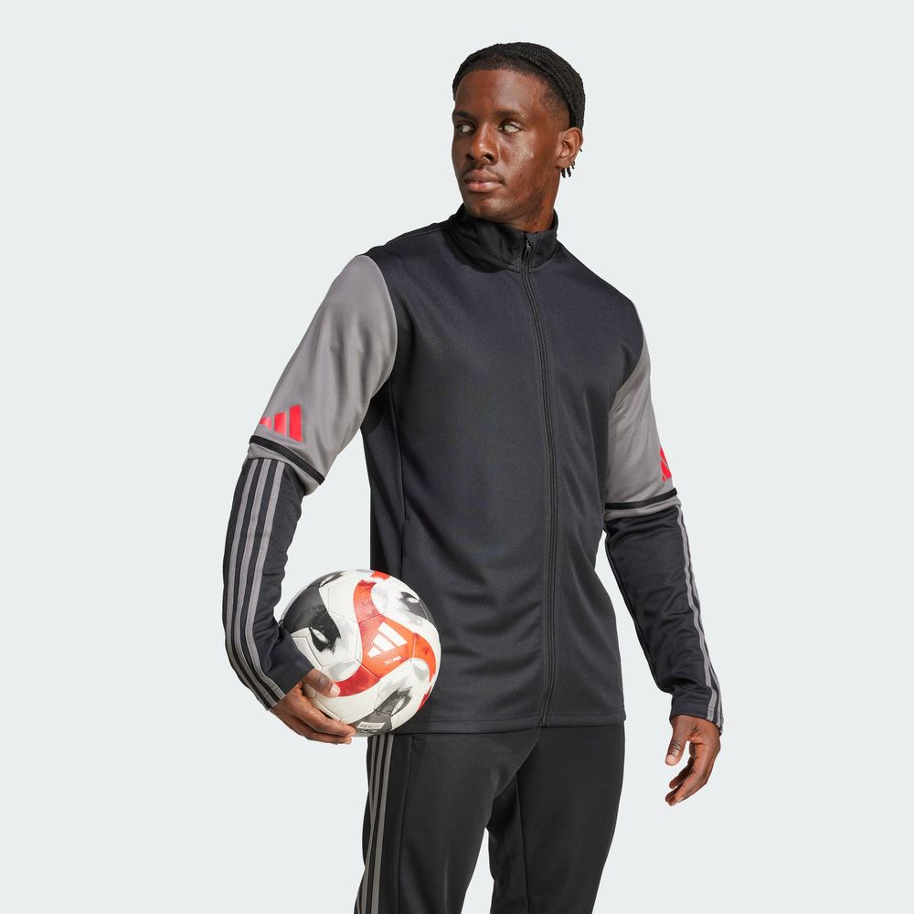 Foto 6 pulgar | Chamarra De Entrenamiento Squadra 25 Adidas Negro Hombre