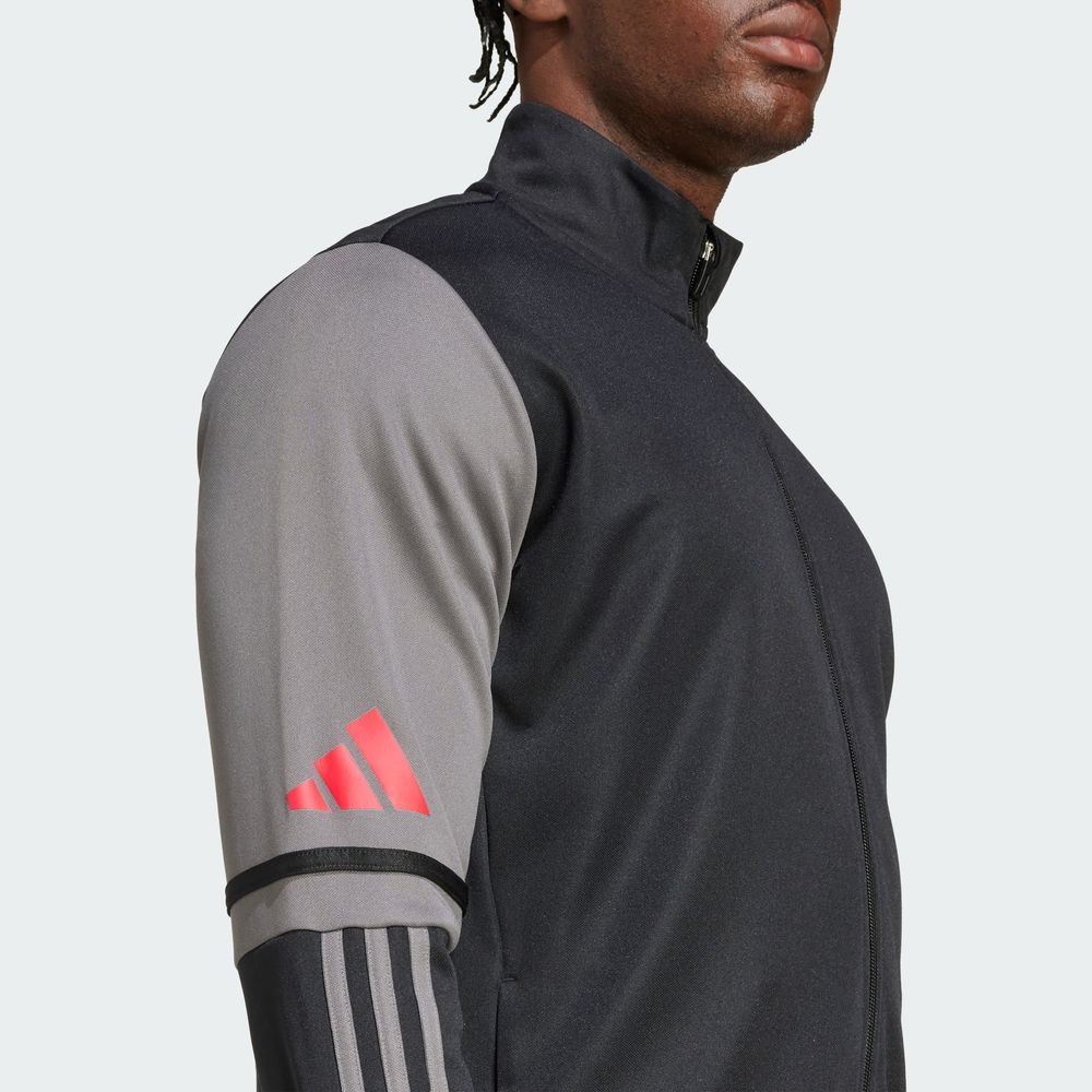 Foto 9 pulgar | Chamarra De Entrenamiento Squadra 25 Adidas Negro Hombre