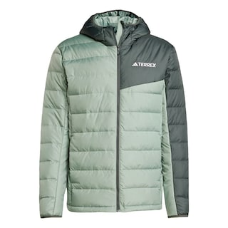 Foto 1 | Chamarra Térmica Ligera Terrex Multi Con Gorro Adidas Verde Hombre