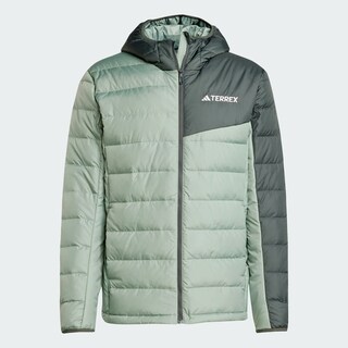 Foto 3 | Chamarra Térmica Ligera Terrex Multi Con Gorro Adidas Verde Hombre
