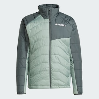 Foto 3 | Chamarra Térmica Terrex Multi Sintética Adidas Verde para Hombre