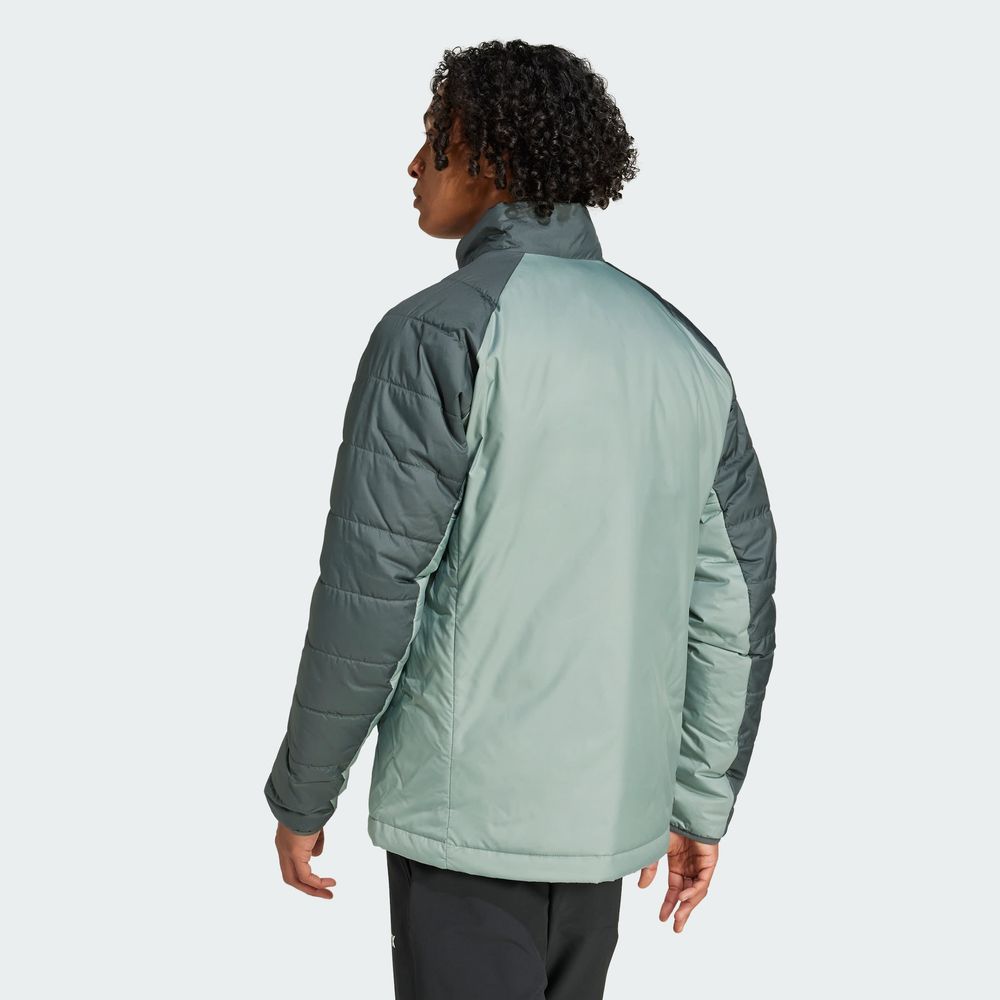 Foto 5 pulgar | Chamarra Térmica Terrex Multi Sintética Adidas Verde para Hombre