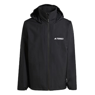 Foto 1 | Chamarra Para Lluvia Multi Essentials 2l Adidas Negro Hombre