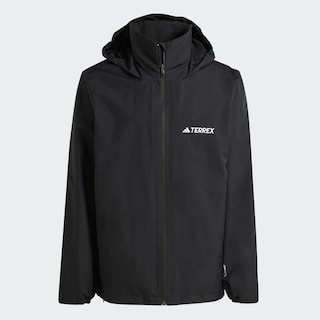 Foto 3 | Chamarra Para Lluvia Multi Essentials 2l Adidas Negro Hombre