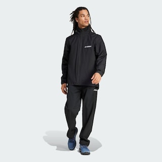 Foto 6 | Chamarra Para Lluvia Multi Essentials 2l Adidas Negro Hombre
