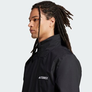 Foto 7 | Chamarra Para Lluvia Multi Essentials 2l Adidas Negro Hombre