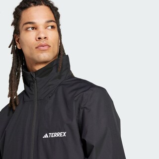 Foto 8 | Chamarra Para Lluvia Multi Essentials 2l Adidas Negro Hombre