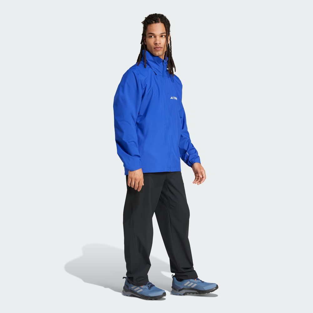 Foto 6 | Chamarra Para Lluvia Multi Essentials 2l Adidas Azul Hombre