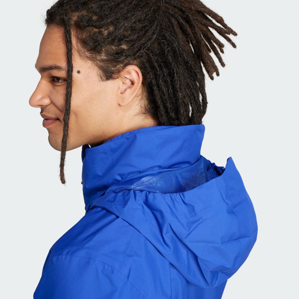 Foto 7 | Chamarra Para Lluvia Multi Essentials 2l Adidas Azul Hombre