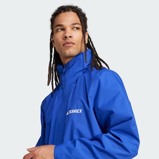 Foto 8 | Chamarra Para Lluvia Multi Essentials 2l Adidas Azul Hombre