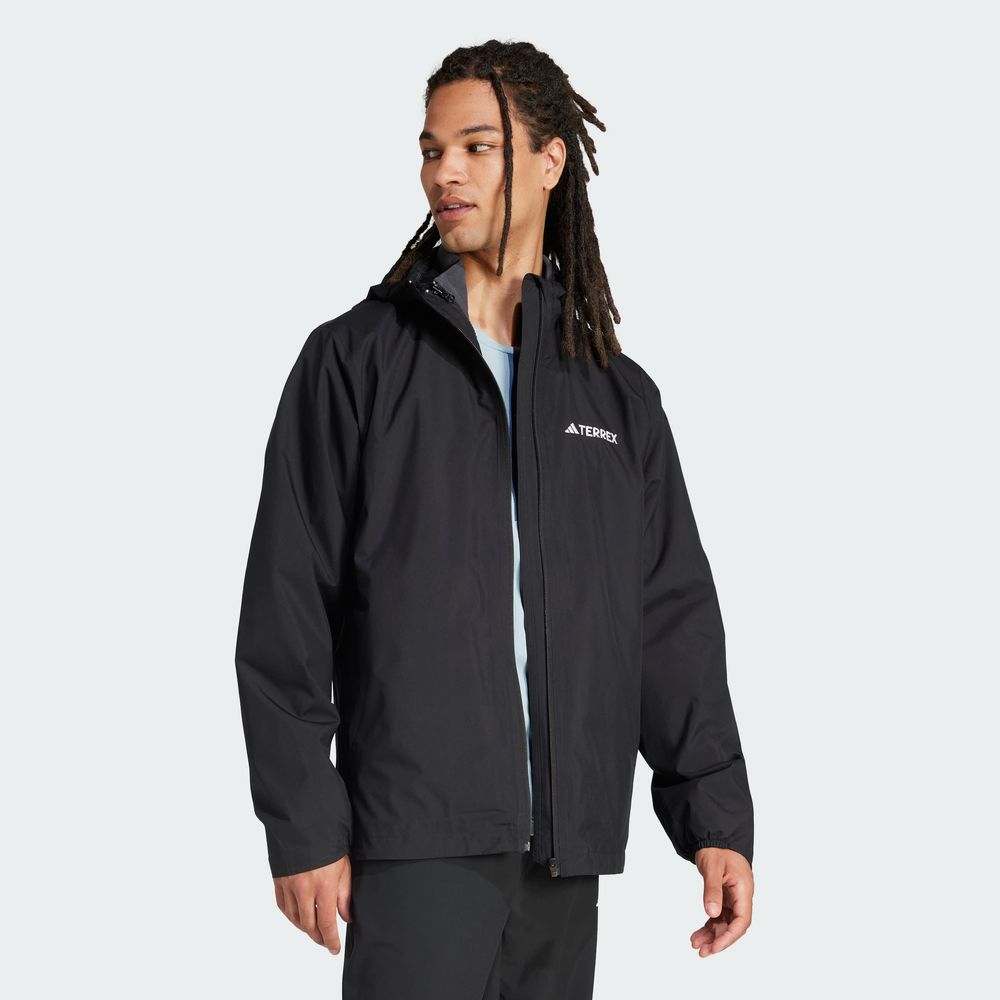Foto 5 | Chamarra Terrex Multi Essentials Three-in-one Adidas Negro Hombre