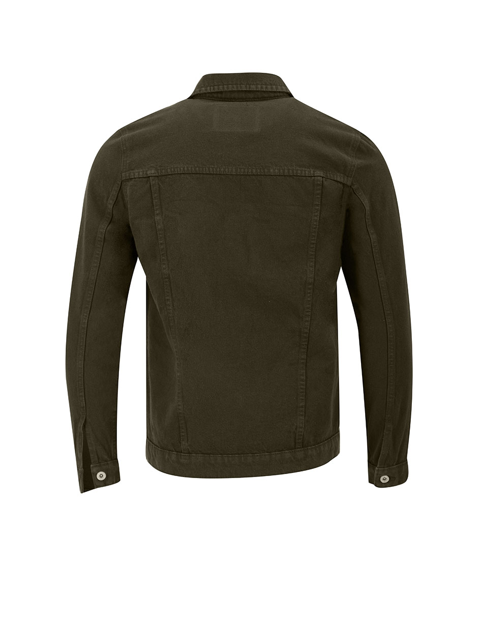 Foto 5 | Set De 2 Chamarras Indicum Denim Básicas Verde, Blanco Hombre