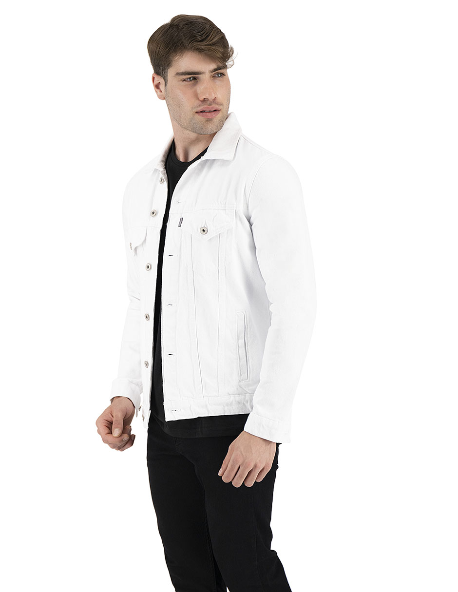 Foto 6 | Set De 2 Chamarras Indicum Denim Básicas Verde, Blanco Hombre