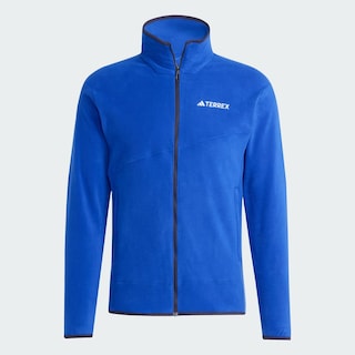 Foto 3 | Chamarra Terrex Multi Cierre Frontal Felpa Adidas Azul para Hombre