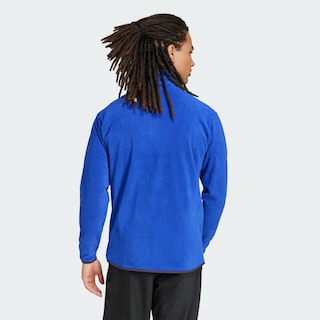 Foto 4 | Chamarra Terrex Multi Cierre Frontal Felpa Adidas Azul para Hombre