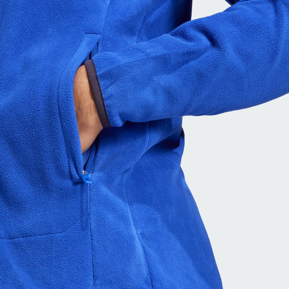 Foto 8 | Chamarra Terrex Multi Cierre Frontal Felpa Adidas Azul para Hombre