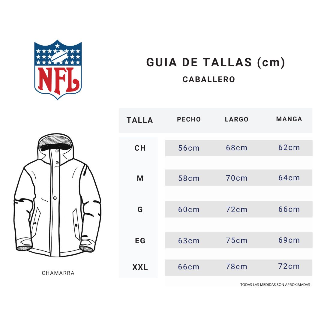 Foto 8 pulgar | Chamarra Nfl Las Vegas Raiders Para Caballero 100% Original