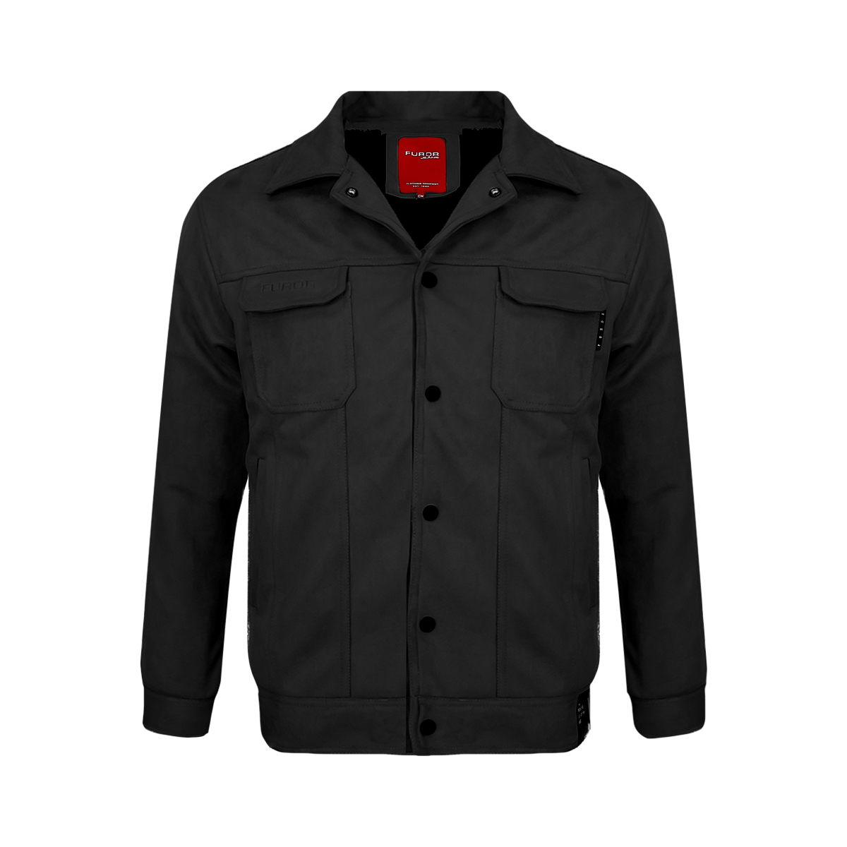Chamarra Para Caballero Cuello Tipo Italiano Marca Furor 100% Original